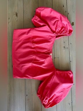tgla Pink Cropped Blouse Womens Size Small